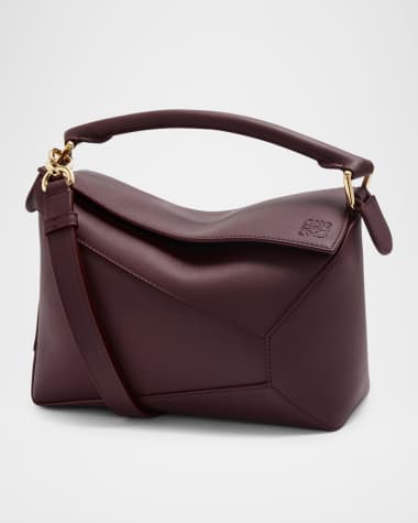 Loewe Puzzle Edge Small Top-Handle Bag in Leather