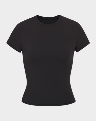 SKIMS Fits Everybody Short-Sleeve Crewneck T-Shirt