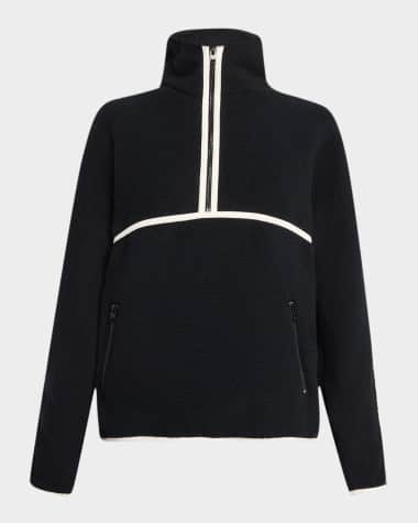 LaMarque Helsa Fleece Piped Pullover Sweater