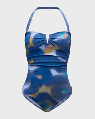 Shan Ophelie Halter One-Piece Swimsuit