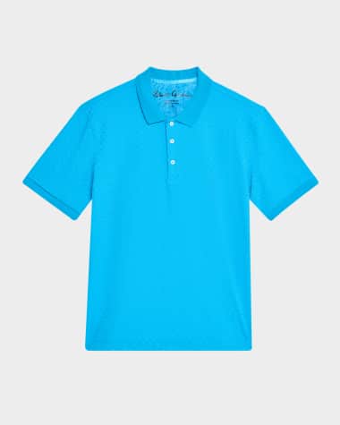Robert Graham Men's Elias Jacquard Knit Polo Shirt