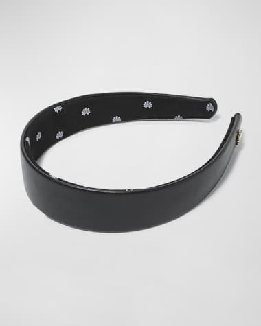 Lele Sadoughi Bessette Faux Leather Headband