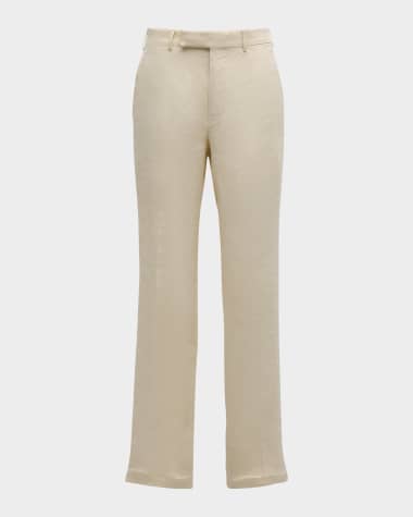 ZEGNA Men's Oasi Linen Trousers
