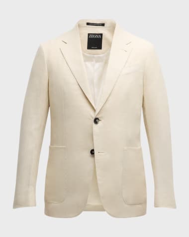 ZEGNA Men's Oasi Linen Sport Coat