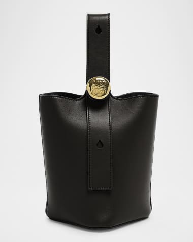 Loewe Mini Pebbled Leather Bucket Bag