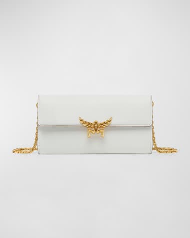MCM Laurel Leather Wallet on Chain