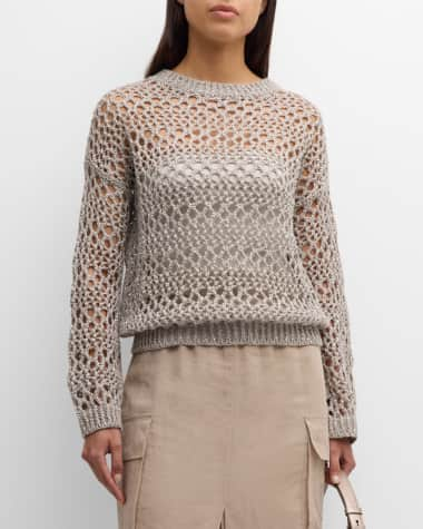 Sweater BRUNELLO CUCINELLI Woman color Yellow Cream