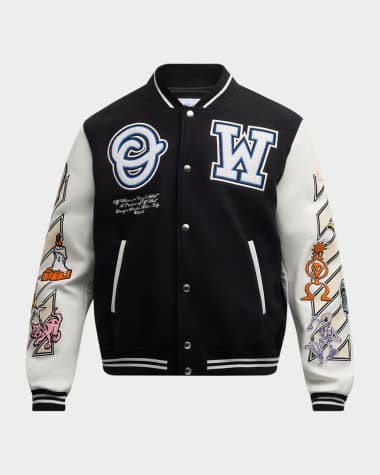 Off-White Men's 10th Anniversary Varsity Jacket