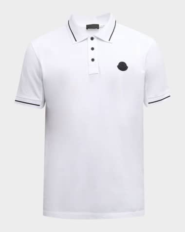Moncler Men's Tipped Polo Shirt