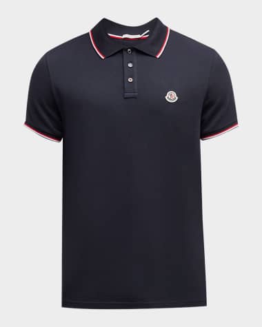 Moncler Men's Tipped Polo Shirt