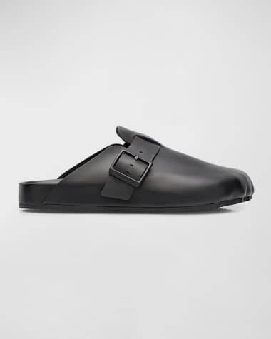Balenciaga Sunday Calfskin Buckle Mules
