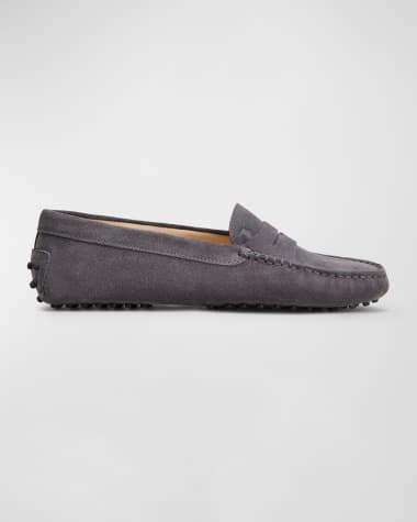 Tod's Suede Driver Penny Loafers