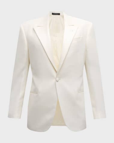 Emporio Armani Men's Textured Solid Dinner Jacket