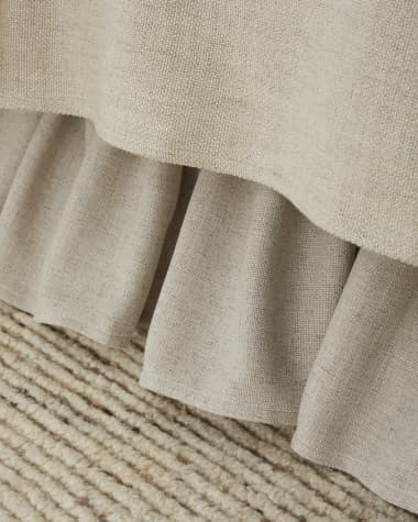 25 Mackenzie Lane Chinoiserie Dust Skirt , QUEEN