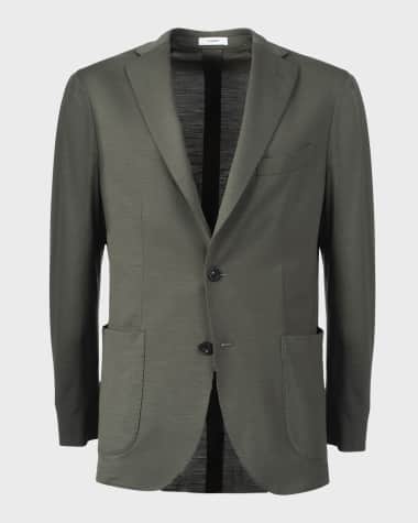 Boglioli Men's Wool Jersey Blazer