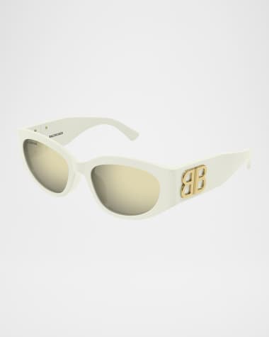 Balenciaga BB Logo Acetate Cat-Eye Sunglasses