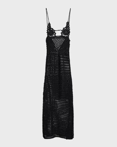 Alanui A Love Letter To India Macrame Maxi Dress