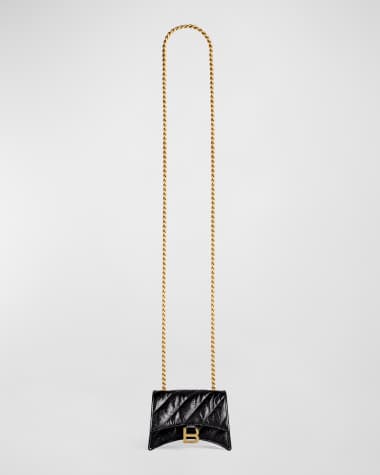 Balenciaga Crush Mini Quilted Chain Bag