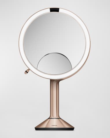 simplehuman 8" Sensor Mirror Trio, Rose Gold