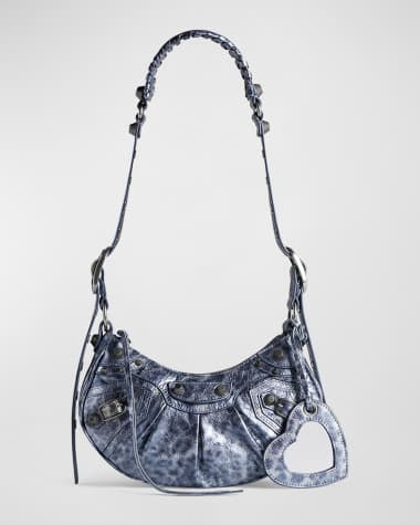 Balenciaga Le Cagole XS Leopard-Print Shoulder Bag