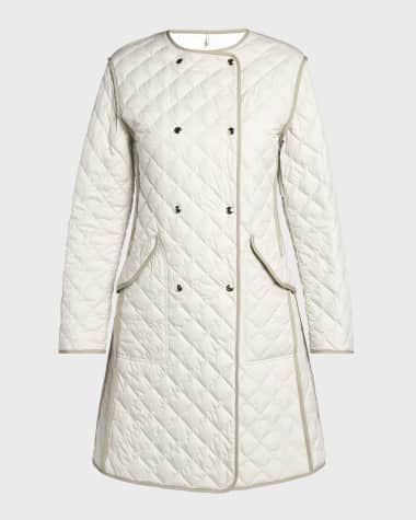 Moncler Atena Long Quilted Jacket