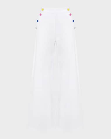 Paolita Lido White Nautical Trousers