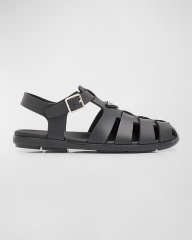 Prada Men's Leather Fisherman Sandals