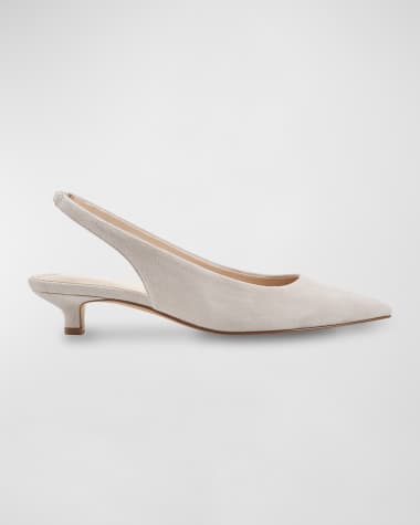 Marc Fisher LTD Posey Slingback Kitten-Heel Pumps