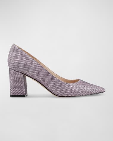 Marc Fisher LTD Zala16 Fabric Block-Heel Pumps