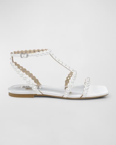 Neiman marcus sale white sandals