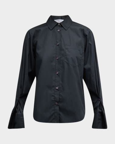 Derek Lam 10 Crosby Wesley Button-Front Shirt