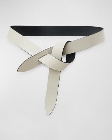 Isabel Marant Lecce Leather Pull-Through Belt