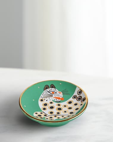 Waylande Gregory Small Leopard Bullet Bowl