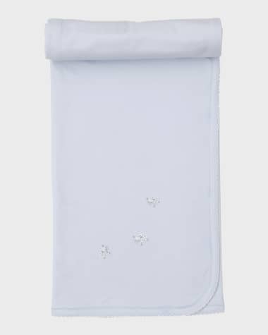 Kissy Kissy Boy's SCE Fleecy Sheep Blanket