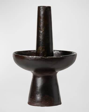 Jan Barboglio Vela con Falda Skirted Candle Holder