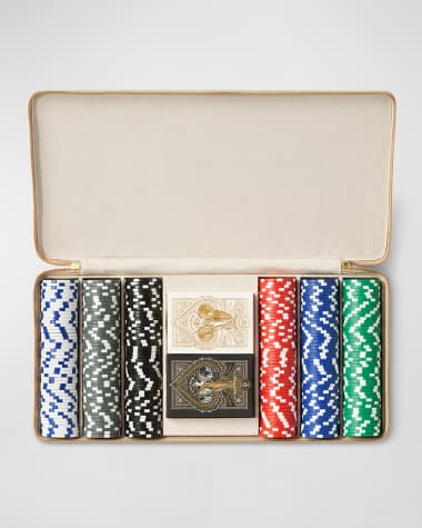 AERIN Enzo Travel Poker Set
