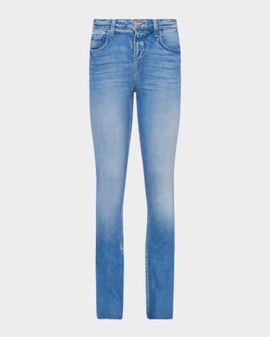 L'Agence Ruth High-Rise Straight Jeans
