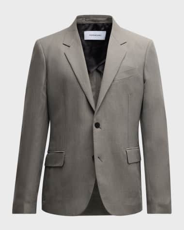 Ferragamo Men's Linen-Blend Canvas Sport Coat