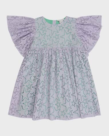 Stella McCartney Kids Girl's Short-Sleeve Stars Dress, Size 4-12