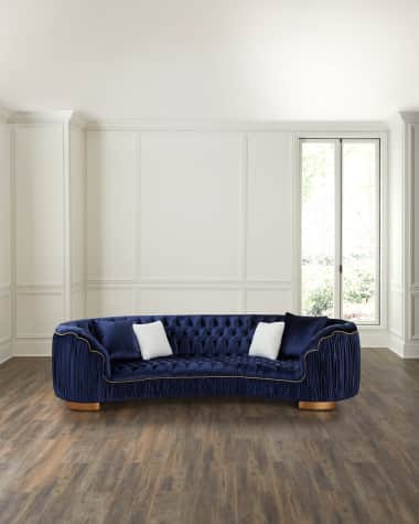 Haute House Emma 118.5" Curved Sofa