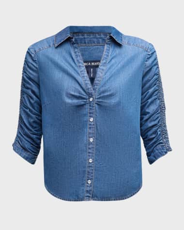 Neiman marcus plus size blouses clearance