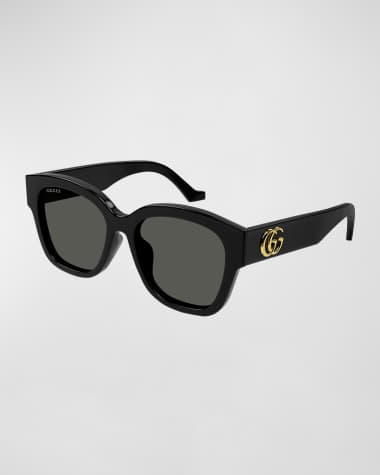 Gucci GG Logo Acetate Square Sunglasses