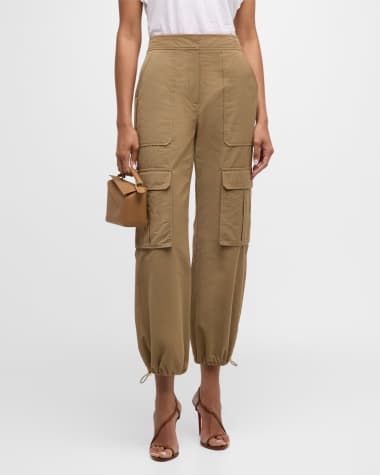 Anatomie Low Rise Cargo Capri Pants Gray, $99, Last Call by Neiman Marcus