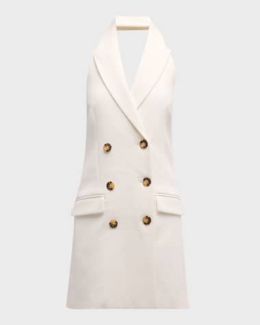 Veronica Beard Claridge Backless Blazer Mini Dress