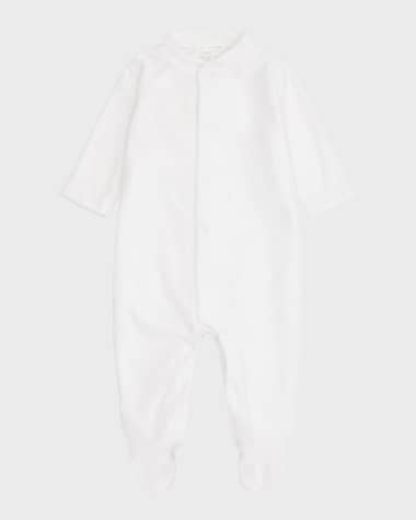 Marie Chantal Kid's Velour Angel Wing Sleepsuit, Newborn-6M