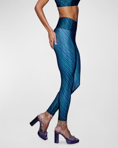 Colorblock TLC Leggings in Electric Blue and Navy –