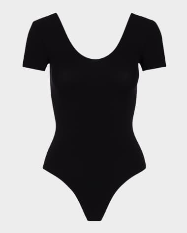 Commando Ballet Scoop-Neck Microfiber Bodysuit