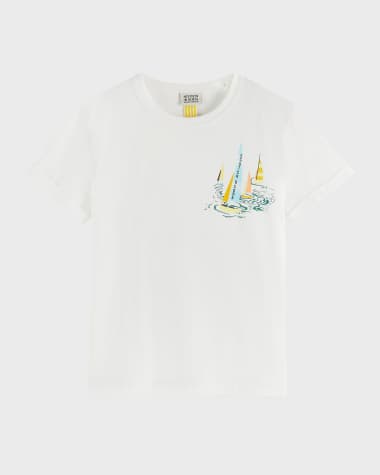 Scotch & Soda Boy's Short-Sleeve Artwork T-Shirt, Size 4-12