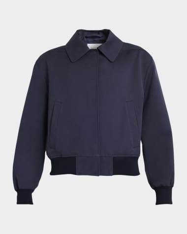 ARMARIUM Water-Repellant Rain Bomber Jacket