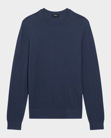 Theory Men's Merino Wool Crewneck Sweater